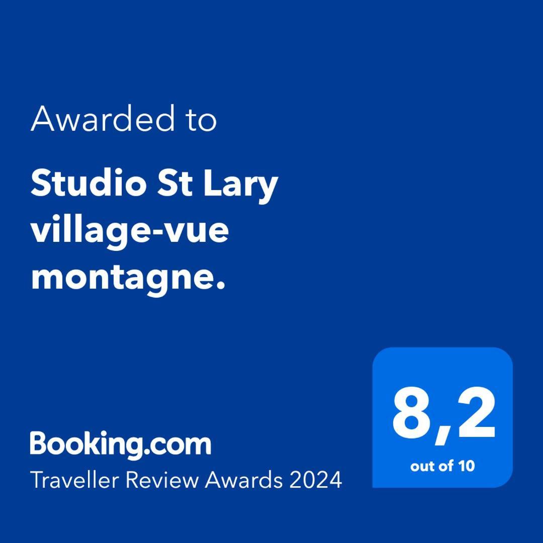 Studio St Lary Village-Vue Montagne. Saint-Lary-Soulan Bagian luar foto