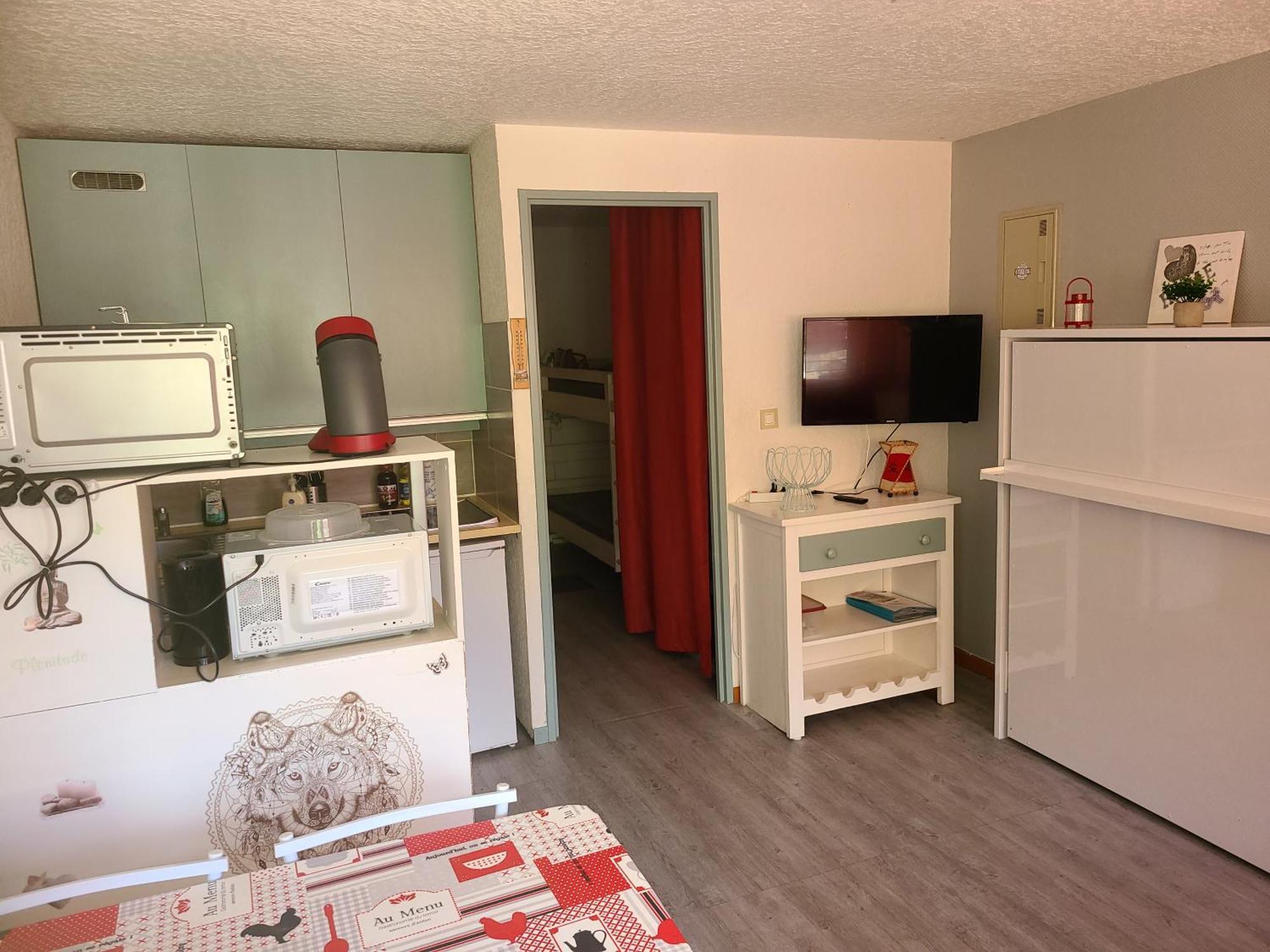 Studio St Lary Village-Vue Montagne. Saint-Lary-Soulan Bagian luar foto